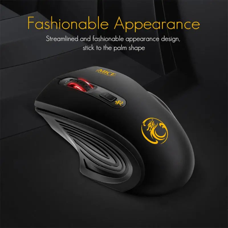 Wireless Mouse Rechargeable Gamer Gaming Mouse Computer Ergonomic Mause With Backlight RGB Silent Mice For Laptop PC